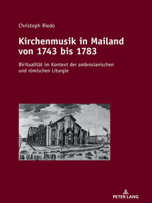 cover image of Kirchenmusik in Mailand von 1743 bis 1783